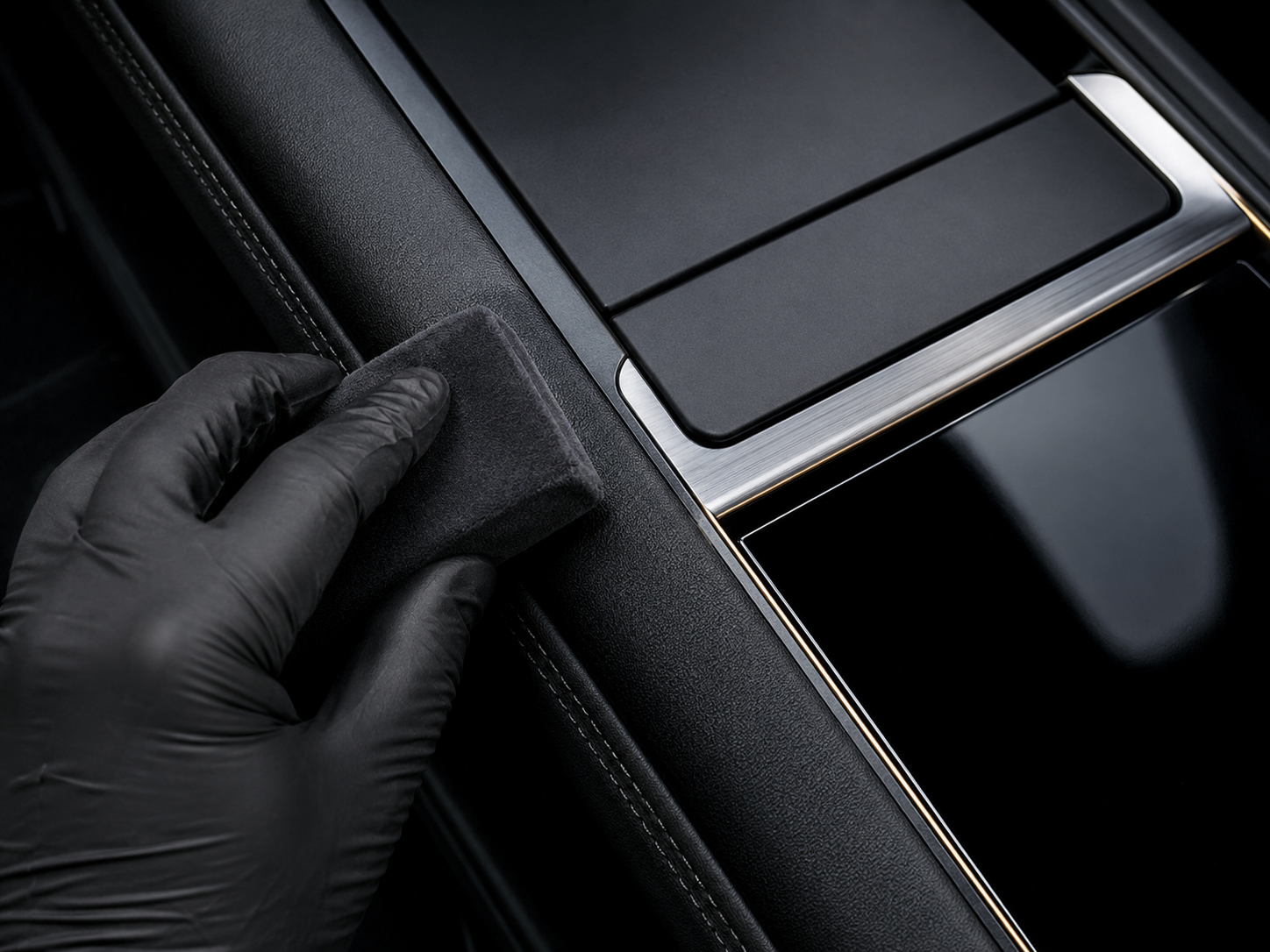 Interior ceramic coating application