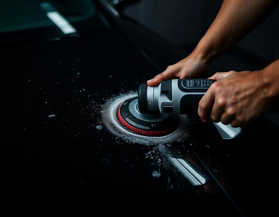Ceramic coating application